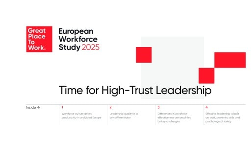 Vorschau Bild von Great Place To Work European Workforce Study