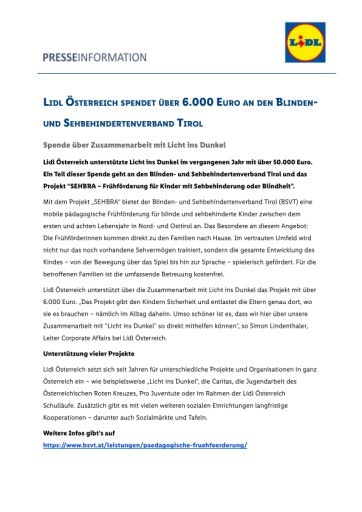 Vorschau Bild von Pressemitteilung