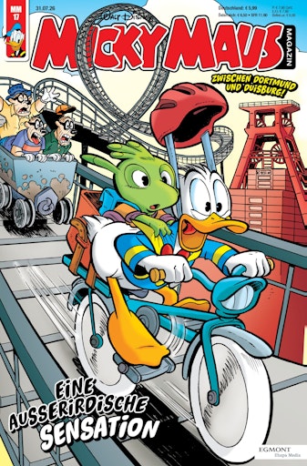  Cover Micky Maus Magazin 17/26 // Weiterer Text über ots und
www.presseportal.de/nr/8146 / Die Verwendung dieses Bildes für
redaktionelle Zwecke ist unter Beachtung aller mitgeteilten
Nutzungsbedingungen zulässig und dann auch honorarfrei.
Veröffentlichung ausschließlich mit Bildrechte-Hinweis.