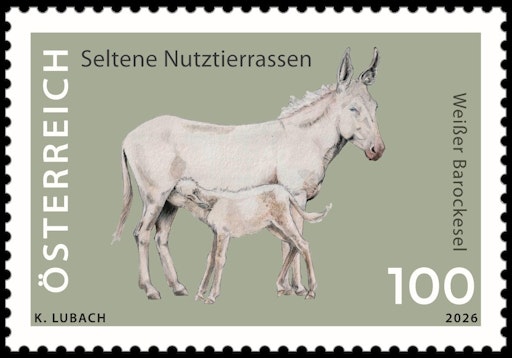 Vorschau Bild von Sonderbriefmarke Weiße Barockesel