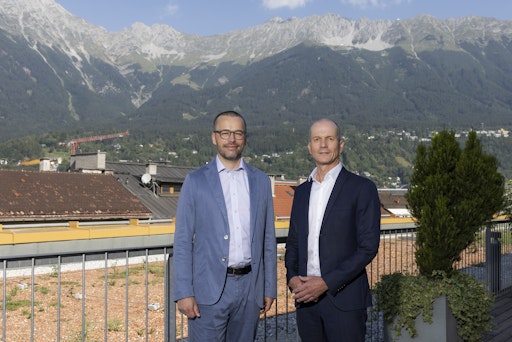 Designierte Geschäftsführer Matthias Krapf (l.) und Andreas
Eisendle