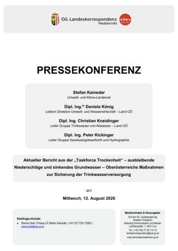 Vorschau Bild von Unterlage zur Pressekonferenz
