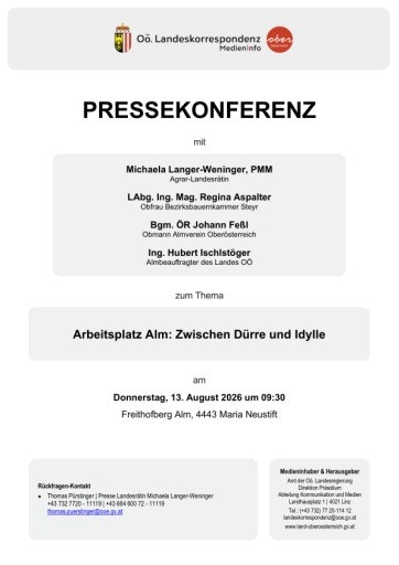 Vorschau Bild von Unterlage zur Pressekonferenz