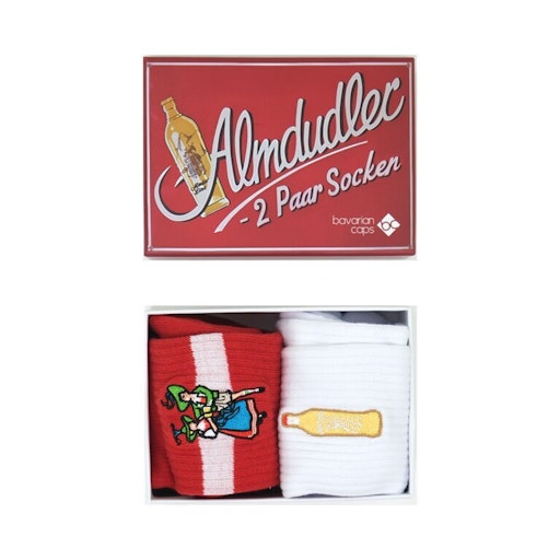 Vorschau Bild von Almdudler x Bavarian Caps Socken Geschenkbox