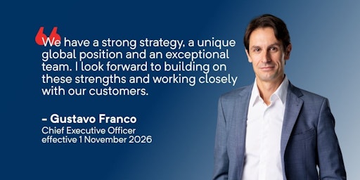 Gustavo Franco, RHI Magnesita CEO effective 1 November, 2026