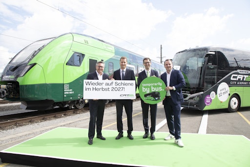 Präsentation City Airport Train Bus und Zug