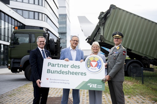 Flughafen Wien ist offizieller Partner des Österreichischen
Bundesheeres: Kooperation für Logistik und Ausbildung gestartet