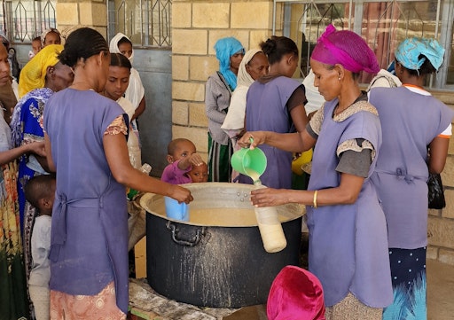 In der Krisenregion Tigray im Norden Äthiopiens leistet der
österreichische Entwicklungsorganisation wichtige Nothilfe.