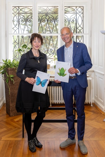 Dr. Katrin Vohland und Dr. Heimo Scheuch