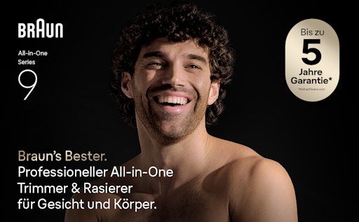 Braun All-in-One Series 9 // Weiterer Text über ots und
www.presseportal.de/nr/13483 / Die Verwendung dieses Bildes für
redaktionelle Zwecke ist unter Beachtung aller mitgeteilten
Nutzungsbedingungen zulässig und dann auch honorarfrei.
Veröffentlichung ausschließlich mit Bildrechte-Hinweis.