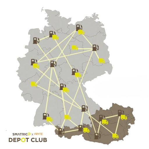 Vorschau Bild von Landkarte des SMATRICS Depot Clubs