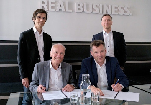 Im Bild: Martin Trummer & @Edgar Trummer (TATC), @Tibor Löderer &
@Dr. Wolfgang K. Walter (EFS Consulting) (vlnr)