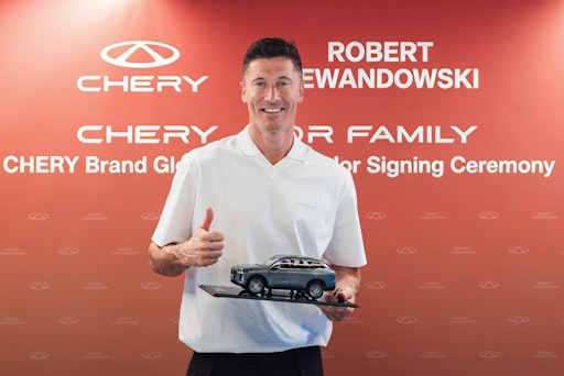 Vorschau Bild von Robert Lewandowski ist globaler Markenbotschafter von CHERY