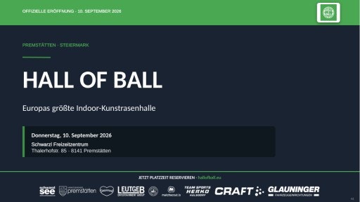 Vorschau Bild von Hall of Ball – Eröffnungspräsentation
