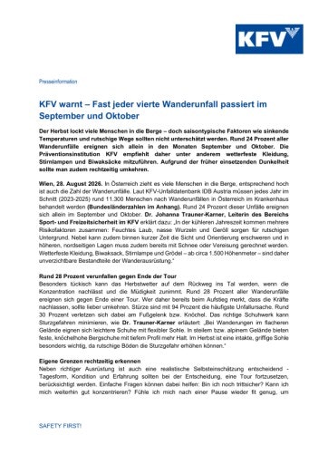 Vorschau Bild von Presseaussendung pdf.