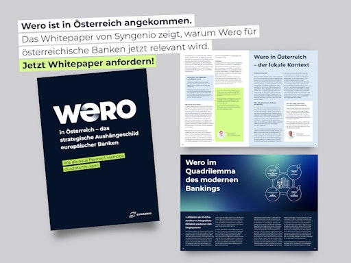 Mit dem aktuellen Whitepaper gibt Syngenio Einblicke in die
Wero-Strategie für Österreich. | © Syngenio AG // Weiterer Text über
ots und www.presseportal.de/nr/160789 / Die Verwendung dieses Bildes
für redaktionelle Zwecke ist unter Beachtung aller mitgeteilten
Nutzungsbedingungen zulässig und dann auch honorarfrei.
Veröffentlichung ausschließlich mit Bildrechte-Hinweis.