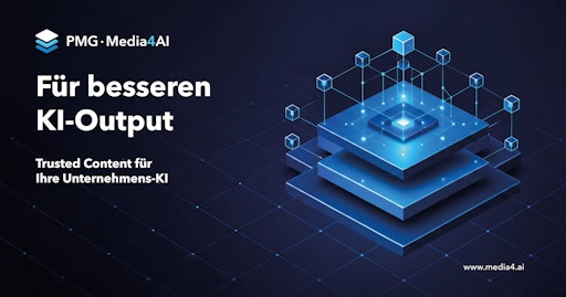 Verlässliche KI braucht vertrauenswürdige Quellen: PMG
Presse-Monitor startet Media4AI / Neues Medienportal stellt
Qualitätsjournalismus für die rechtssichere Nutzung in
unternehmensinternen KI-Anwendungen bereit // Weiterer Text über ots
und www.presseportal.de/nr/32453 / Die Verwendung dieses Bildes für
redaktionelle Zwecke ist unter Beachtung aller mitgeteilten
Nutzungsbedingungen zulässig und dann auch honorarfrei.
Veröffentlichung ausschließlich mit Bildrechte-Hinweis.