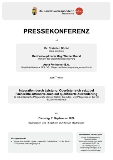 Vorschau Bild von Unterlage zur Pressekonferenz