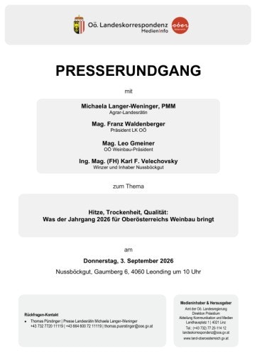Vorschau Bild von Unterlage zum Presserundgang