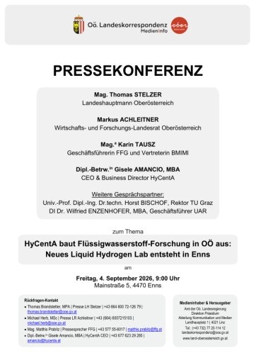 Vorschau Bild von Unterlage zur Pressekonferenz