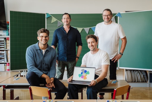 Vorschau Bild von Gründerteam Niklas Lorber CTO, Moritz Hiebl CEO, Wolfgang
Bartelme Designer, Gunther Marktl Ideengeber