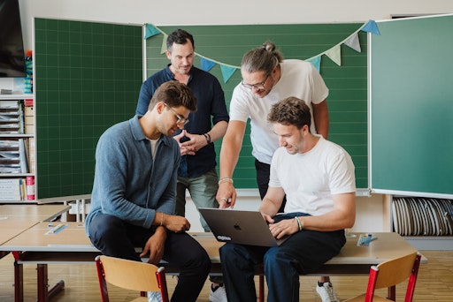 Gründerteam Niklas Lorber CTO, Moritz Hiebl CEO, Wolfgang
Bartelme Designer, Gunther Marktl Ideengeber