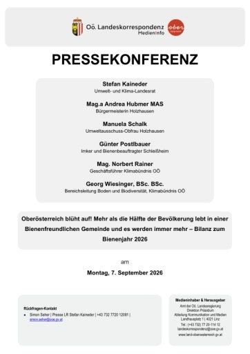Vorschau Bild von Unterlage zur Pressekonferenz