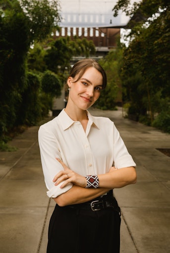 Klimajournalistin Louisa Schneider