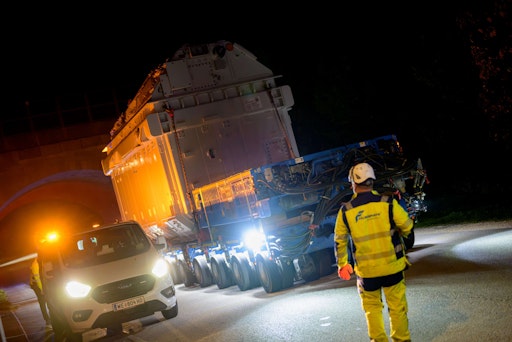 Vorschau Bild von AGP Trafotransport von Enns in das Umspannwerk Kronstorf