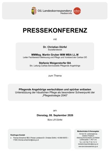 Vorschau Bild von Unterlage zur Pressekonferenz