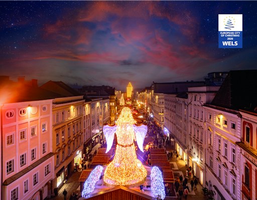 Vorschau Bild von Überblick Stadtplatz Welser Weihnachtswelt