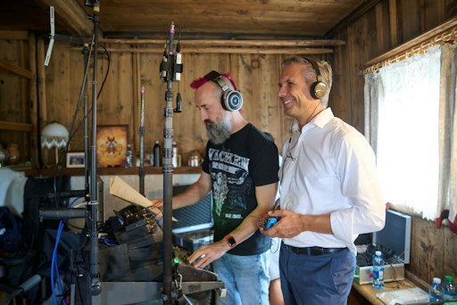 BM Hattmannsdorfer mit Produzent Thomas Bretschneider (COO
Produktion/GHL)