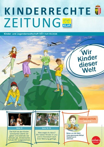 Titelblatt der Kinderrechte Zeitung 55/2026.