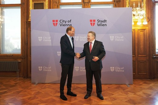Der Präsident der Kammer der Ziviltechniker:innen |
Architekt:innen und Ingenieur:innen für Wien, Niederösterreich,
Burgenland zu Gast beim Wiener Bürgermeister
