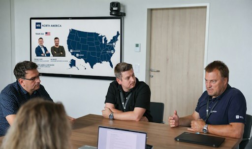 Thomas Hausegger, Michael Russ und Vildan Catic geben Einblicke
in den weiteren Ausbau der NTS Präsenz in den USA.