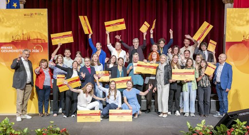 Vorschau Bild von Die glücklichen Preisträger*innen des Wiener Gesundheitspreises
2026.
