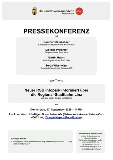 Vorschau Bild von Unterlage zur Pressekonferenz