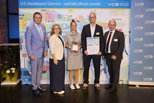 VCÖ-Preis-Verleihung an AIT und Künz für Trailer Assist