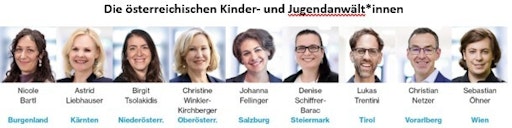 Die österreichischen Kinder- und Jugendanwält*innen
