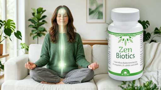 Zen Biotics® von Dr. Jacob's, für mehr Balance in Darm und Psyche
* // Weiterer Text über ots und www.presseportal.de/nr/154474 / Die
Verwendung dieses Bildes für redaktionelle Zwecke ist unter
Beachtung aller mitgeteilten Nutzungsbedingungen zulässig und dann
auch honorarfrei. Veröffentlichung ausschließlich mit
Bildrechte-Hinweis.
