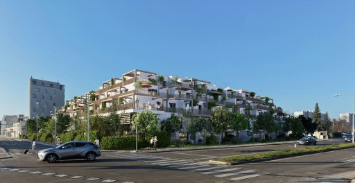 Mit „Terrazza22“ entsteht unweit der Donau und des Kagraner Platzes eine neue Wohnhausanlage mit 159 freifinanzierten Eigentumswohnungen und einer Gewerbeeinheit.