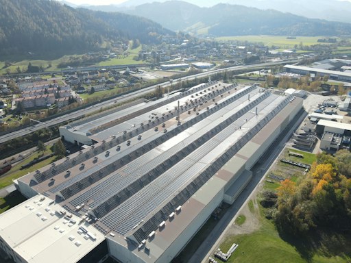 Vorschau Bild von PV-Anlage voestalpine Standort Kindberg