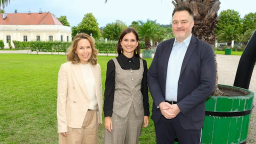 Ulrike Gehmacher, Kathrin Hagenauer und Christian Hunt am
Compliance Solutions Day 2026
