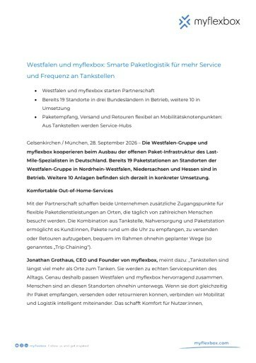 Vorschau Bild von Pressemitteilung als pdf