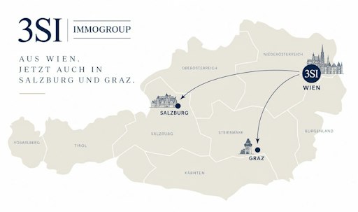 Vorschau Bild von 3SI Immogroup bringt ihr erfolgreiches Geschäftsmodell auch nach
Graz und Salzburg