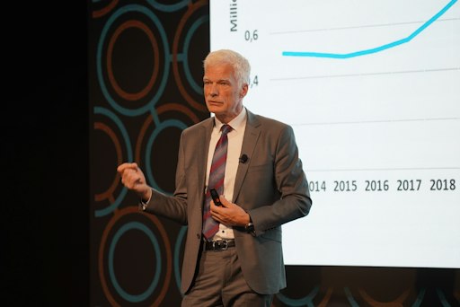 Andreas Schleicher, Director for Education and Skills der OECD
bei der European Teach For All Conference in Wien 2025 ©TFA