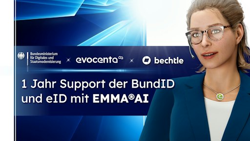 Ein Jahr EMMA®AI im BundID-Support: KI-gestützter Bürgerservice
bewährt sich im Betrieb // Weiterer Text über ots und
www.presseportal.de/nr/161882 / Die Verwendung dieses Bildes für
redaktionelle Zwecke ist unter Beachtung aller mitgeteilten
Nutzungsbedingungen zulässig und dann auch honorarfrei.
Veröffentlichung ausschließlich mit Bildrechte-Hinweis.