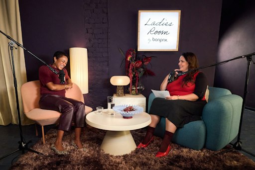 bonprix baut Cultural Marketing weiter aus und startet neues
Podcastformat "Ladies Room" // Weiterer Text über ots und
www.presseportal.de/nr/59646 / Die Verwendung dieses Bildes für
redaktionelle Zwecke ist unter Beachtung aller mitgeteilten
Nutzungsbedingungen zulässig und dann auch honorarfrei.
Veröffentlichung ausschließlich mit Bildrechte-Hinweis.