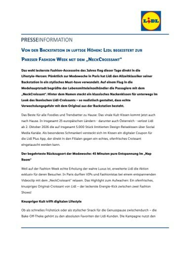 Vorschau Bild von Pressemitteilung
