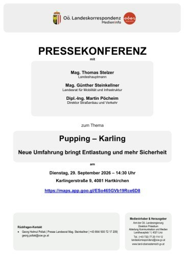 Vorschau Bild von Unterlage zur Pressekonferenz